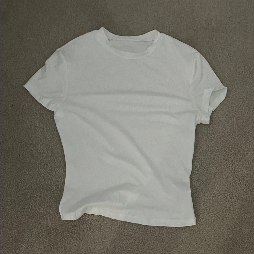 SHEIN White Short Sleeve Tee
